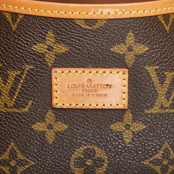 ルイ ヴィトン モノグラム ソミュール43 斜め掛け ショルダーバッグ M42252 ブラウン PVC レザー レディース LOUIS VUITTON 【中古】