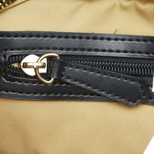 カステルバジャック 斜め掛け ショルダーバッグ ブラック レザー レディース JC de CASTELBAJAC 【中古】