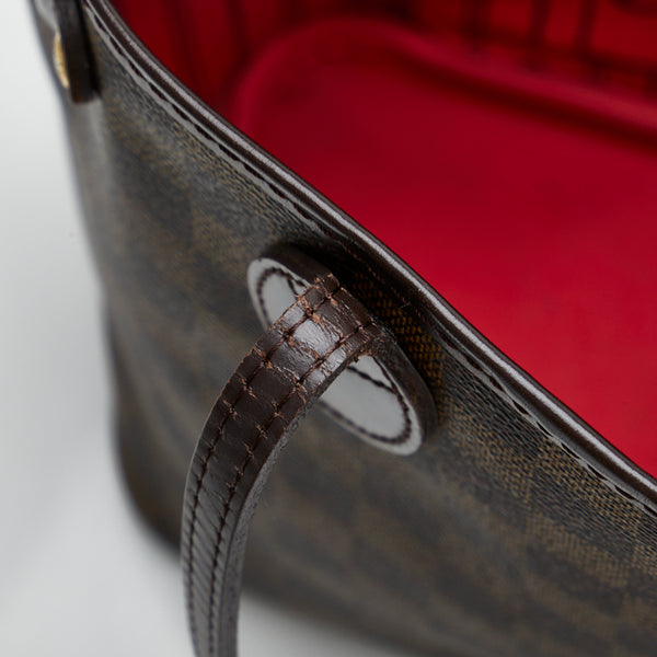 ルイ ヴィトン ダミエ ネヴァーフルPM トートバッグ N51109 ブラウン PVC レザー レディース LOUIS VUITTON 【中古】