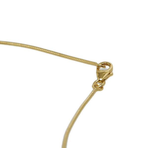 エルメス ポップアッシュ Hキューブ Hロゴ ネックレス ゴールド ブラック メッキ レディース HERMES 【中古】