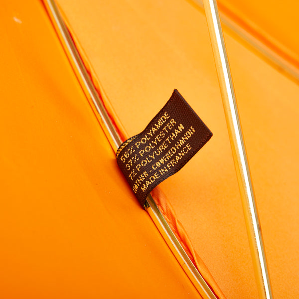 ルイ ヴィトン モノグラム パラプルュイ アルクアンシエル 長傘 日傘 オレンジ ポリエステル レザー レディース LOUIS VUITTON 【中古】