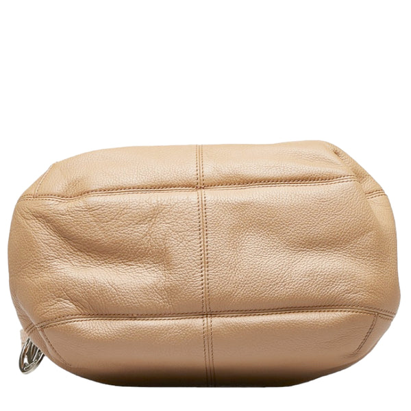 カルティエ マルチェロ ワンショルダーバッグ ハンドバッグ ベージュ レザー レディース CARTIER 【中古】