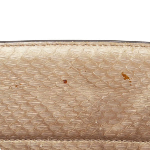 カルティエ マルチェロ ワンショルダーバッグ ハンドバッグ ベージュ レザー レディース CARTIER 【中古】