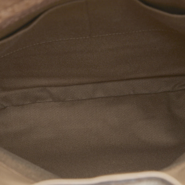 カルティエ マルチェロ ワンショルダーバッグ ハンドバッグ ベージュ レザー レディース CARTIER 【中古】