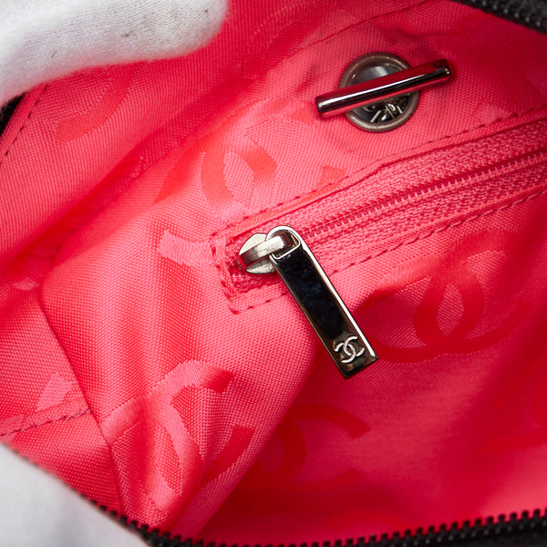 シャネル カンボン ハンドバッグ ショルダーバッグ ブラック レザー レディース CHANEL 【中古】