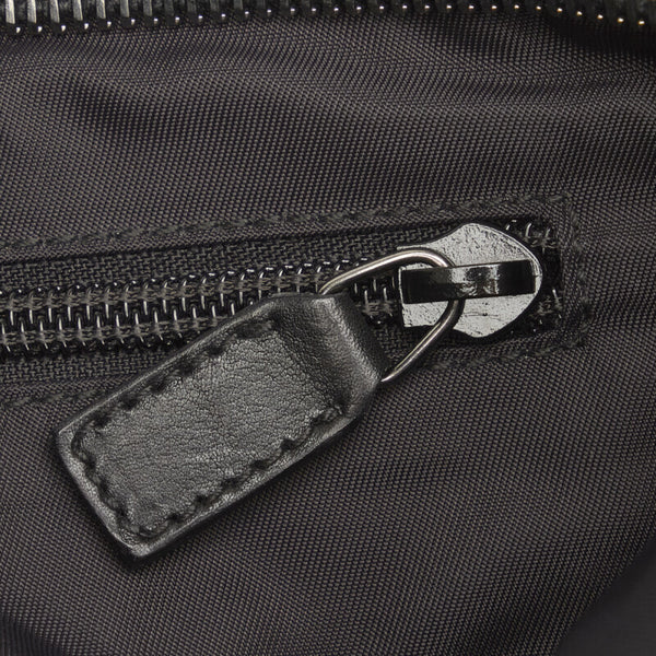 グッチ グッチシマ  斜め掛け ショルダーバッグ 161822 ブラック キャンバス レザー レディース GUCCI 【中古】