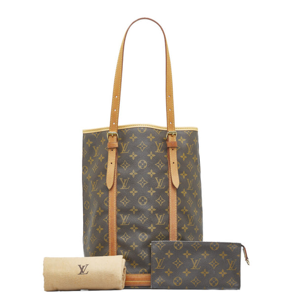 ルイ ヴィトン モノグラム バケットGM トートバッグ ショルダーバッグ M42236 ブラウン PVC レザー レディース LOUIS VUITTON 【中古】