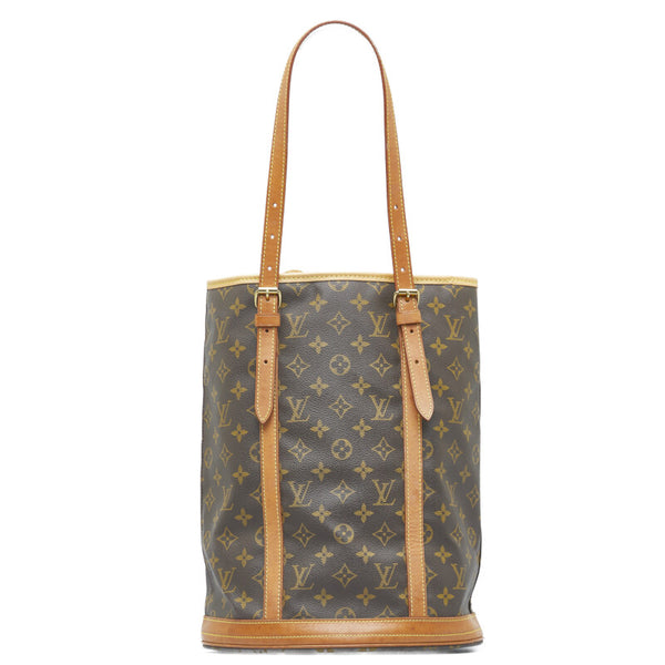 ルイ ヴィトン モノグラム バケットGM トートバッグ ショルダーバッグ M42236 ブラウン PVC レザー レディース LOUIS VUITTON 【中古】