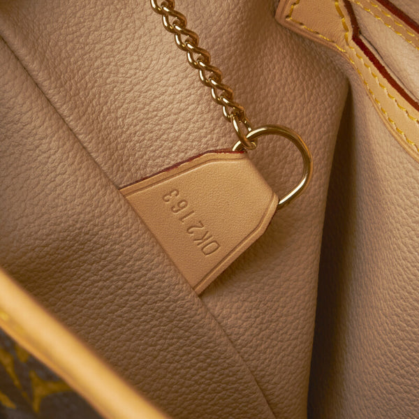 ルイ ヴィトン モノグラム バケットGM トートバッグ ショルダーバッグ M42236 ブラウン PVC レザー レディース LOUIS VUITTON 【中古】