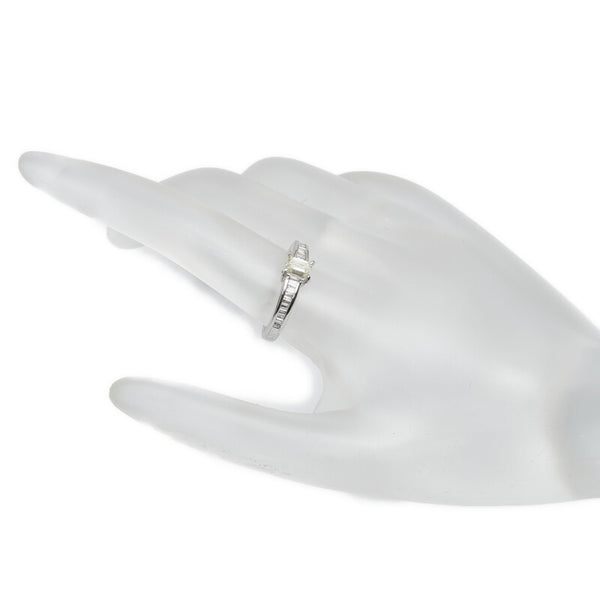 Pt900 プラチナ ダイヤ0.51ct ダイヤ0.44ct リング 指輪 レディース 13号 【中古】