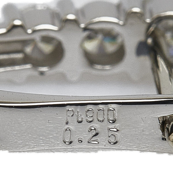 Pt900 プラチナ ダイヤ0.50ct ピアス レディース 【中古】