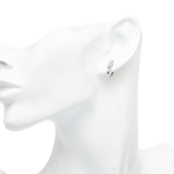 Pt900 プラチナ ダイヤ0.50ct ピアス レディース 【中古】