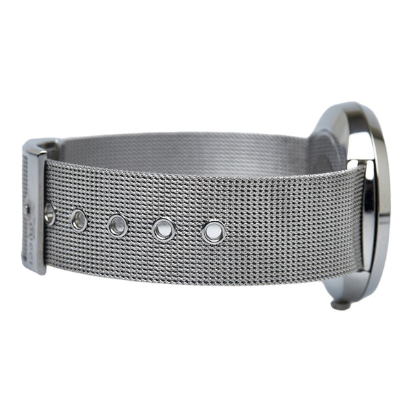 グッチ Uプレイ チェンジベゼル 腕時計 YA129.4 クオーツ シルバー文字盤 ステンレススチール レディース GUCCI 【中古】