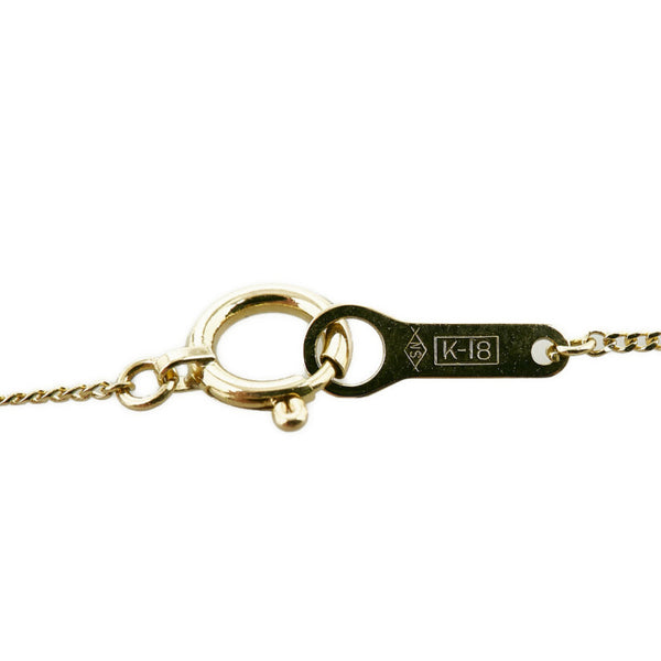 ノーブランド K18YG イエローゴールド ルビー ネックレス レディース no brand 【中古】