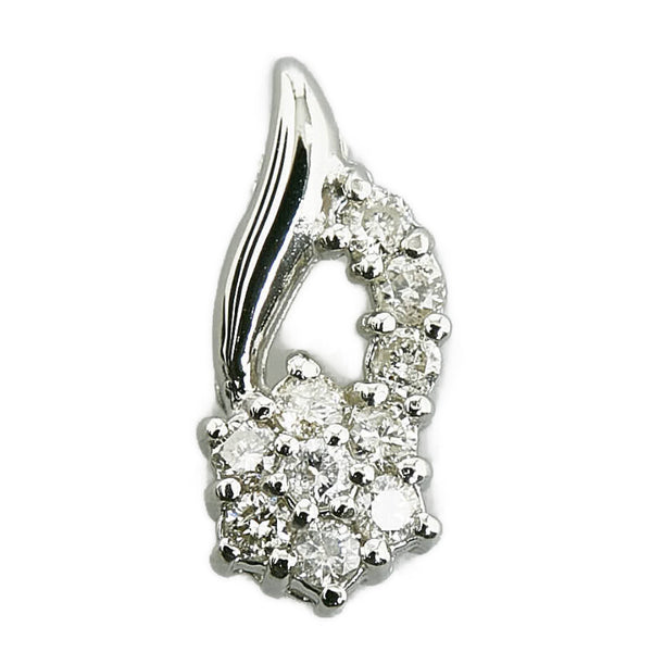 Pt900 プラチナ ダイヤ0.20ct ペンダントトップ レディース 【中古】