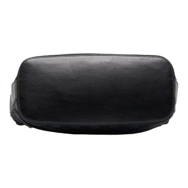 グッチ GGキャンバス ショルダーバッグ ワンショルダーバッグ 001 3814 ブラック キャンバス レザー レディース GUCCI 【中古】