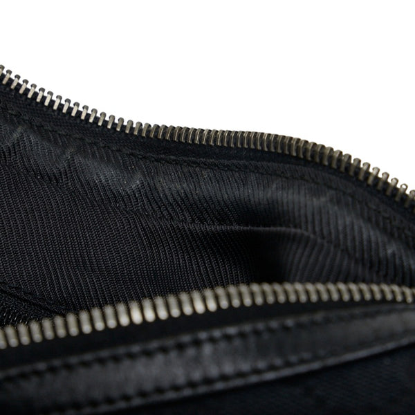 グッチ GGキャンバス ショルダーバッグ ワンショルダーバッグ 001 3814 ブラック キャンバス レザー レディース GUCCI 【中古】