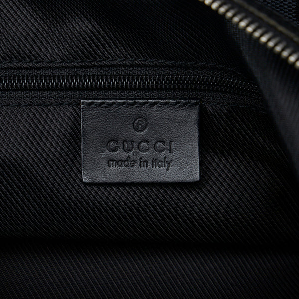 グッチ GGキャンバス ショルダーバッグ ワンショルダーバッグ 001 3814 ブラック キャンバス レザー レディース GUCCI 【中古】