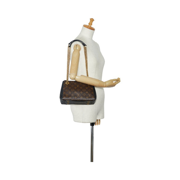 ルイ ヴィトン モノグラム スレンヌBB チェーン ショルダーバッグ M43775 ブラウン PVC レザー レディース LOUIS VUITTON 【中古】