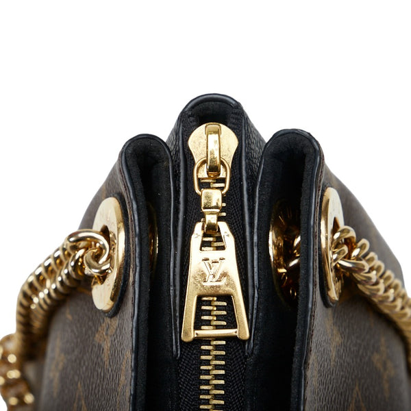 ルイ ヴィトン モノグラム スレンヌBB チェーン ショルダーバッグ M43775 ブラウン PVC レザー レディース LOUIS VUITTON 【中古】