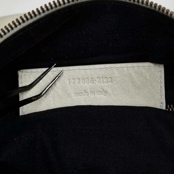 バレンシアガ クラシック ハンドバッグ トートバッグ 173036 ベージュ レザー レディース BALENCIAGA 【中古】