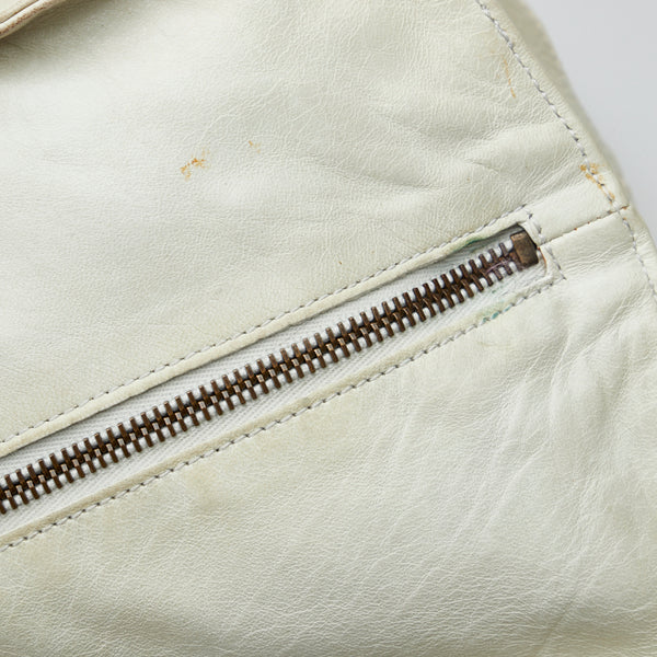 バレンシアガ クラシック ハンドバッグ トートバッグ 173036 ベージュ レザー レディース BALENCIAGA 【中古】
