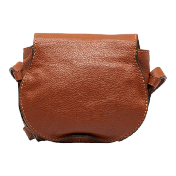 クロエ マーシー 斜め掛け ショルダーバッグ スモールクロスボディバッグ ブラウン レザー レディース Chloe 【中古】