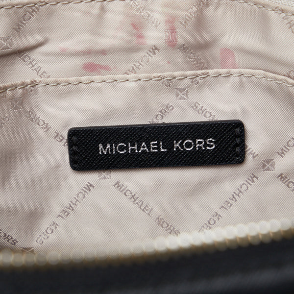 マイケルコース ハンドバッグ ショルダーバッグ 2WAY ホワイト ブラック レザー レディース Michael Kors 【中古】