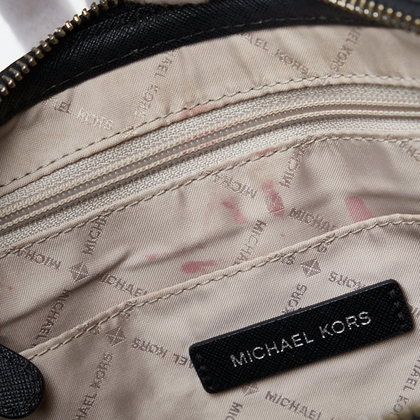 マイケルコース ハンドバッグ ショルダーバッグ 2WAY ホワイト ブラック レザー レディース Michael Kors 【中古】
