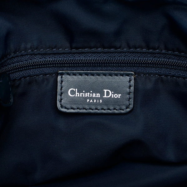 ディオール トロッター 斜め掛け ショルダーバッグ  ネイビー ブルー キャンバス レディース Dior 【中古】
