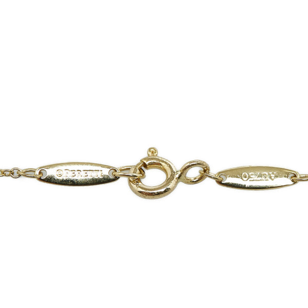 ティファニー バイザヤード 1Pダイヤ ネックレス K18YG イエローゴールド レディース TIFFANY&Co. 【中古】