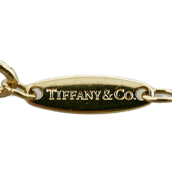 ティファニー バイザヤード 1Pダイヤ ネックレス K18YG イエローゴールド レディース TIFFANY&Co. 【中古】