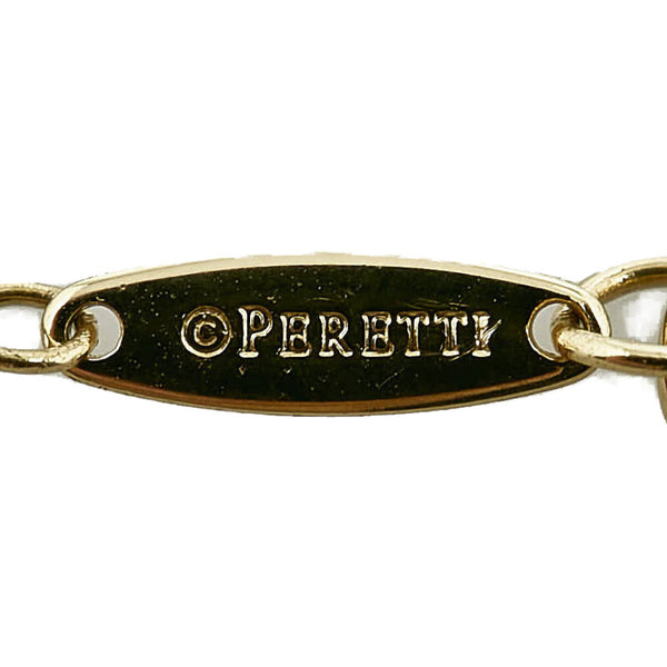 ティファニー バイザヤード 1Pダイヤ ネックレス K18YG イエローゴールド レディース TIFFANY&Co. 【中古】