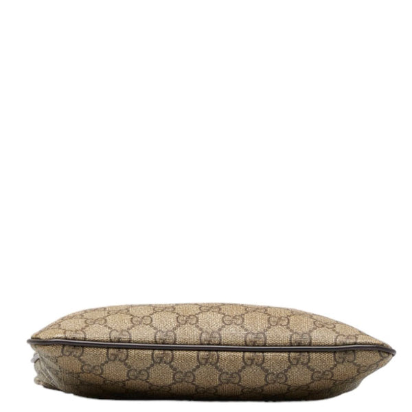 グッチ GGスプリーム 斜め掛け ショルダーバッグ 201538 ベージュ ブラウン PVC キャンバス レディース GUCCI 【中古】