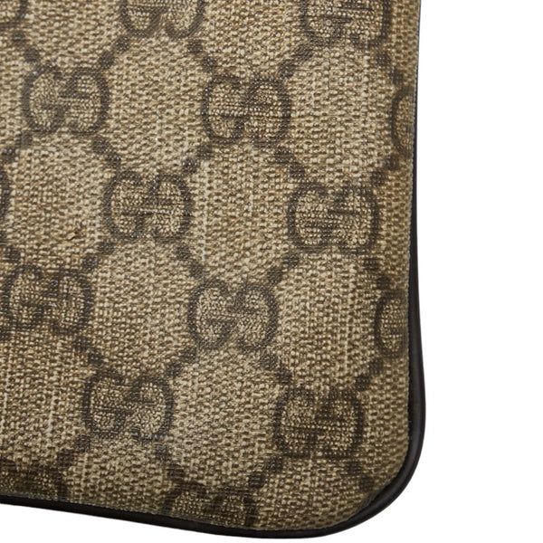 グッチ GGスプリーム 斜め掛け ショルダーバッグ 201538 ベージュ ブラウン PVC キャンバス レディース GUCCI 【中古】