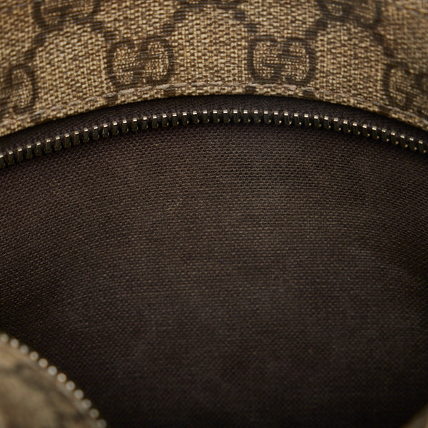 グッチ GGスプリーム 斜め掛け ショルダーバッグ 201538 ベージュ ブラウン PVC キャンバス レディース GUCCI 【中古】