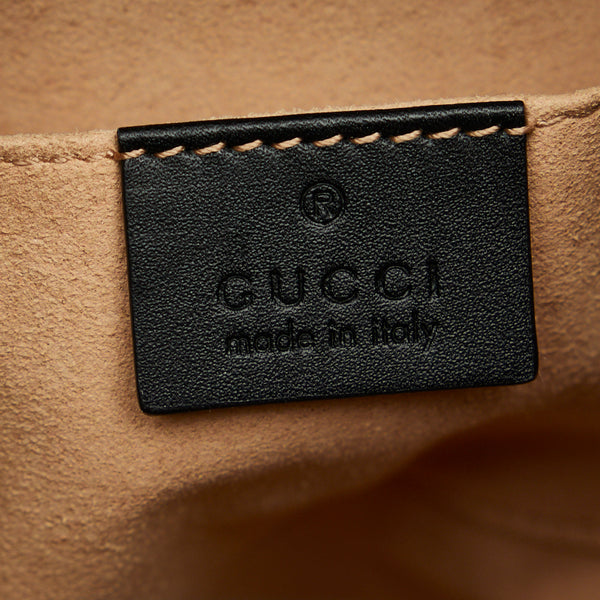 グッチ オフィディア バケットバッグ ショルダーバッグ 2WAY 550621 ブラック スウェード パテントレザー レディース GUCCI 【中古】