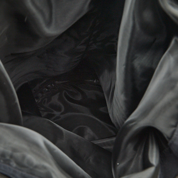 グッチ ボンサック ワンショルダーバッグ 123438 ブラック キャンバス レディース GUCCI 【中古】