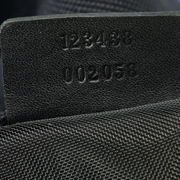 グッチ ボンサック ワンショルダーバッグ 123438 ブラック キャンバス レディース GUCCI 【中古】