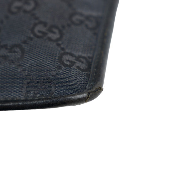 グッチ GGキャンバス 斜め掛け ショルダーバッグ 002 1084 ブラック キャンバス レザー レディース GUCCI 【中古】