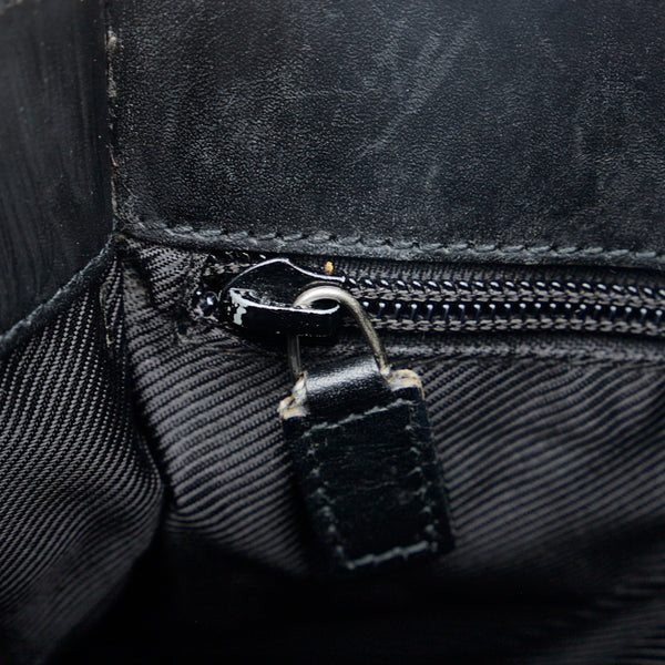 グッチ GGキャンバス 斜め掛け ショルダーバッグ 002 1084 ブラック キャンバス レザー レディース GUCCI 【中古】