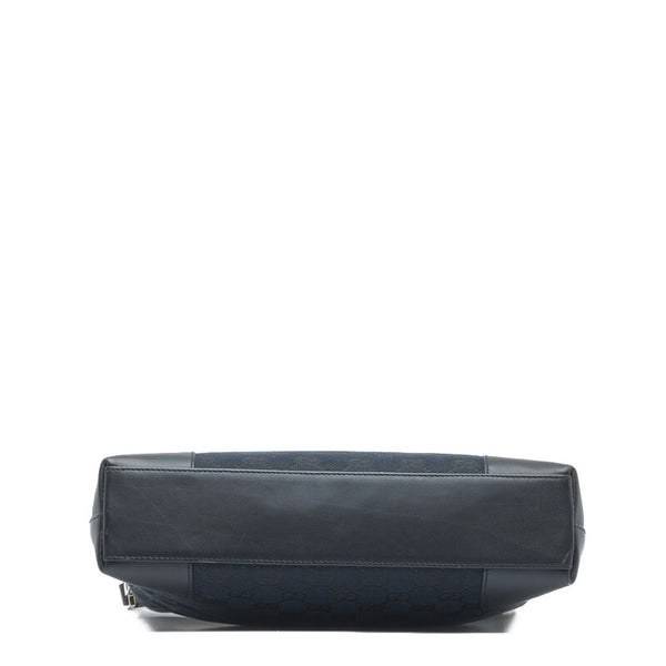 グッチ GGキャンバス ショルダーバッグ ワンショルダーバッグ 001 4231 ブラック キャンバス レザー レディース GUCCI 【中古】