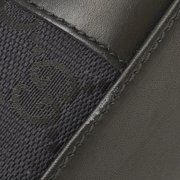 グッチ GGキャンバス ショルダーバッグ ワンショルダーバッグ 001 4231 ブラック キャンバス レザー レディース GUCCI 【中古】