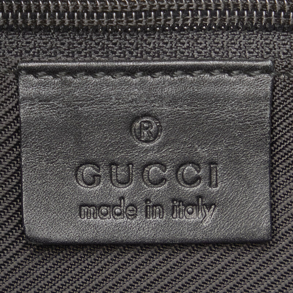 グッチ GGキャンバス ショルダーバッグ ワンショルダーバッグ 001 4231 ブラック キャンバス レザー レディース GUCCI 【中古】