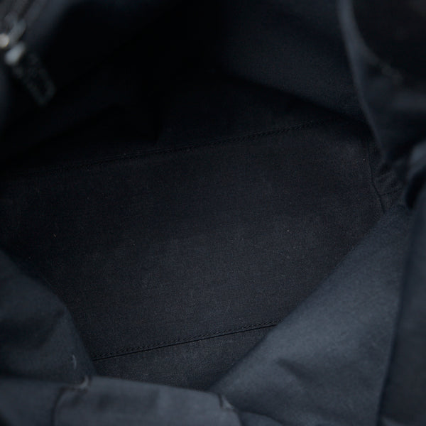 グッチ GGキャンバス ハンドバッグ トートバッグ 120836 ブラック キャンバス レザー レディース GUCCI 【中古】