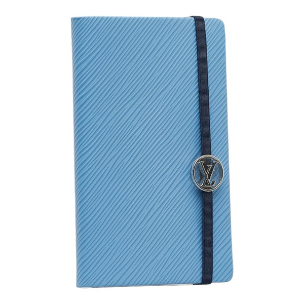 ルイ ヴィトン エピ カイエ ギュスターヴPM 手帳 ノートブック メモ帳 DP1116   ブルー レザー 紙 レディース LOUIS VUITTON 【中古】