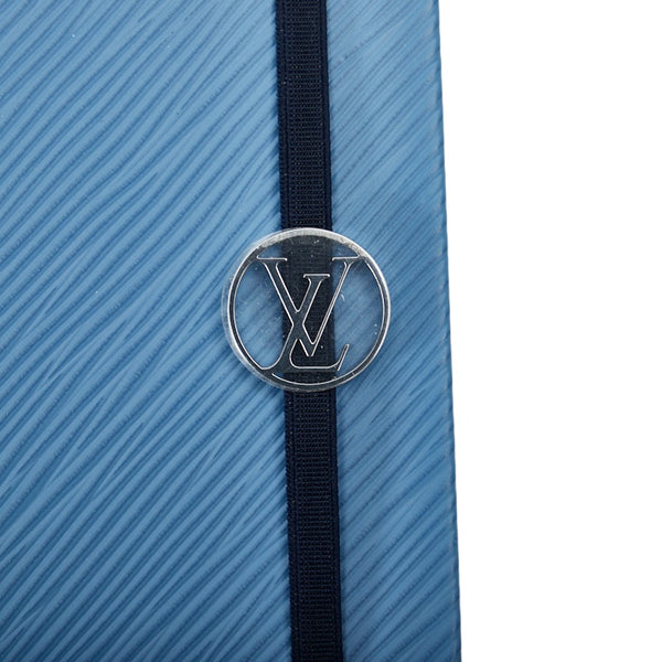 ルイ ヴィトン エピ カイエ ギュスターヴPM 手帳 ノートブック メモ帳 DP1116   ブルー レザー 紙 レディース LOUIS VUITTON 【中古】