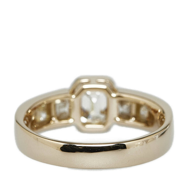 K18YG イエローゴールド ダイヤ0.89ct ダイヤ0.79ct リング 指輪 レディース 12.5号 【中古】