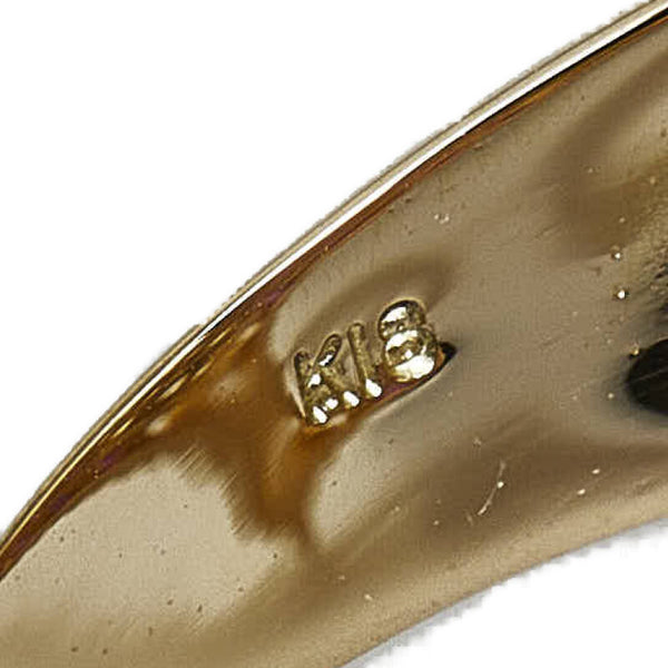 K18YG イエローゴールド ルビー1.53ct ホワイトサファイア0.64ct リング 指輪 レディース 14.5号 【中古】