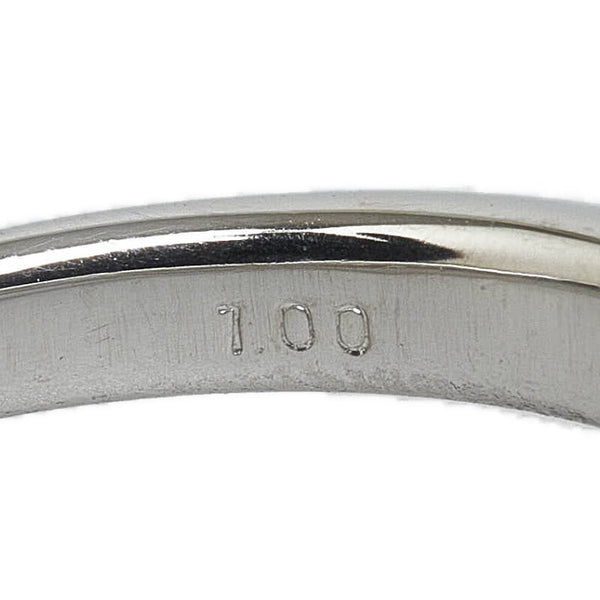 Pt900 プラチナ ダイヤ1.00ct リング 指輪 レディース 9.5号 【中古】